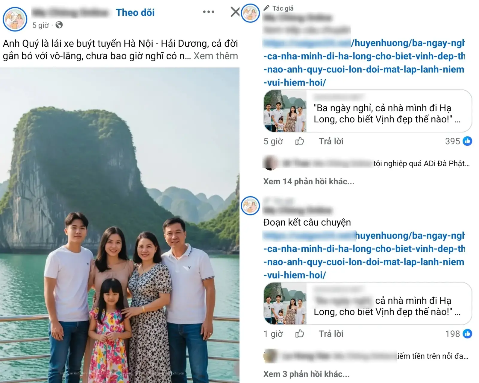 Phẫn nộ chiêu trò dùng AI bịa chuyện thương tâm, tạo ảnh giả mạo để câu tương tác từ vụ lật tàu ở Hạ Long